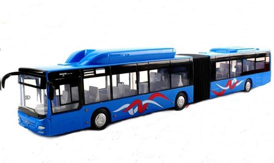 Red / Yellow / Blue 1:43 Scale Kids Diecast MAN Articulated Bus