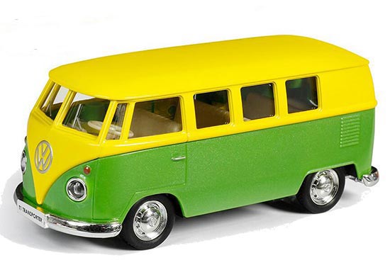 Yellow-Green 1:36 Scale Kids Diecast VW T1 Bus Toy