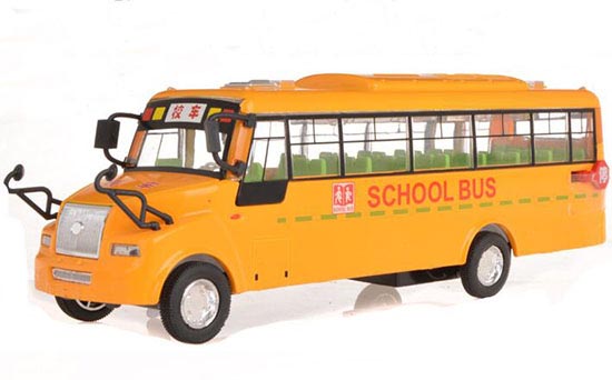 Kids 1:50 Scale Yellow Diecast U.S. School Bus Toy