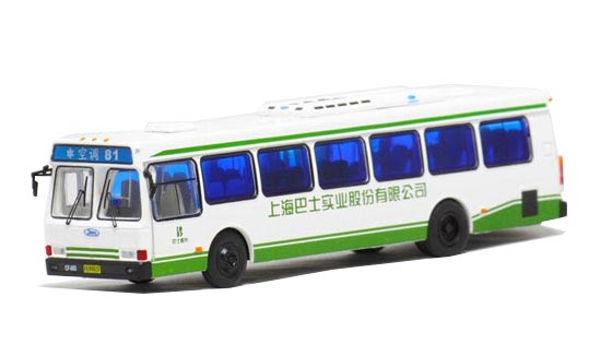 White 1:76 Scale NO.81 Diecast Flxible CFC6110GD City Bus Model