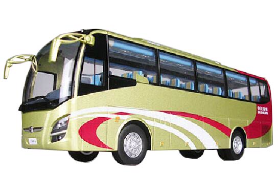 1:43 Scale Silver / Golden Diecast Sunwin Coach Bus Model