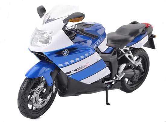 Yellow / Blue / Silver 1:12 Scale BMW K1200S Motorcycle