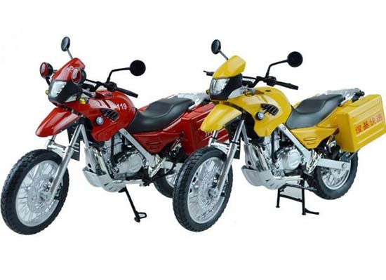 1:12 Scale Red / Blue / Yellow BMW F650GS Motorcycle