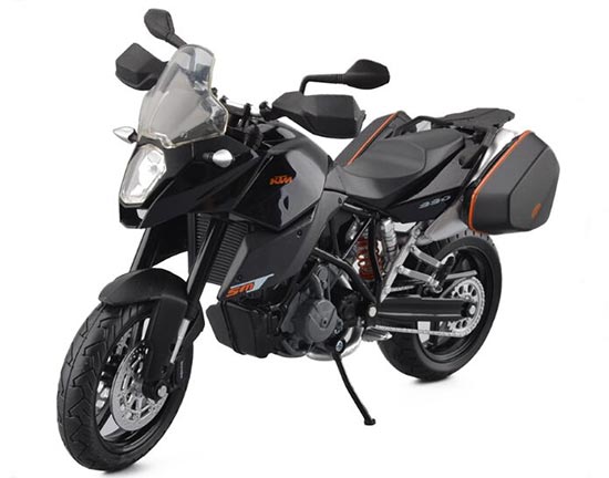 Orange / Black / White 1:12 Scale KTM 990 SM T Motorcycle