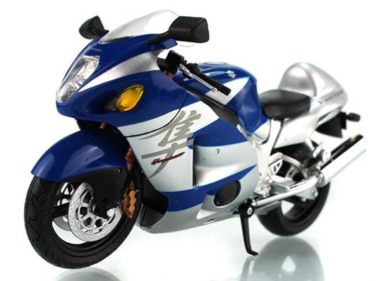 Red / Silver / Blue 1:12 Scale SUZUKI GSX 1300R Motorcycle