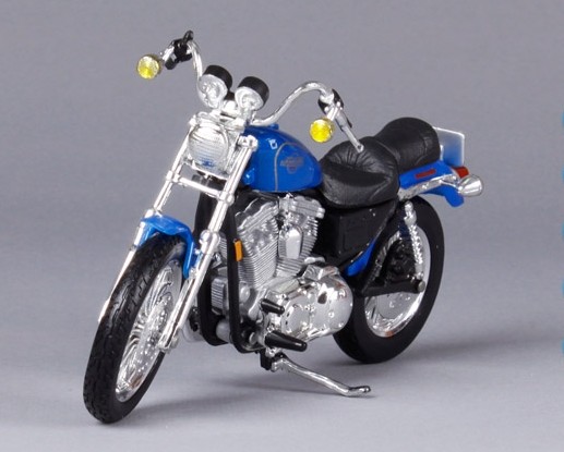 Blue-Black 1:18 Harley Davidson 1997 XLH Sportster 1200