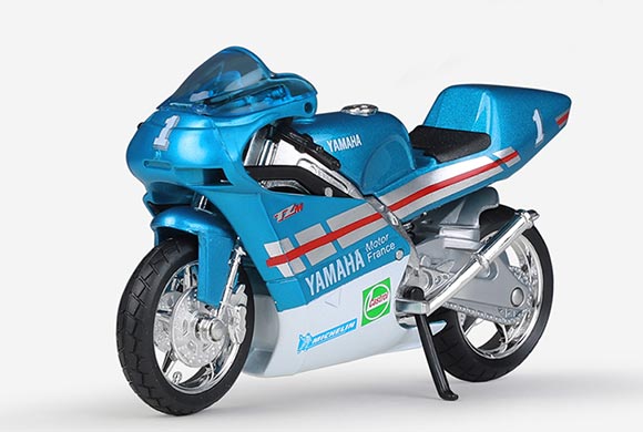 Blue 1:18 Scale Welly Diecast 1994 YAMAHA TZ250M Motorcycle