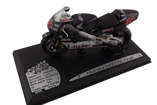 1:18 Scale Black Solido Honda 500 CC NSR Motorcycle