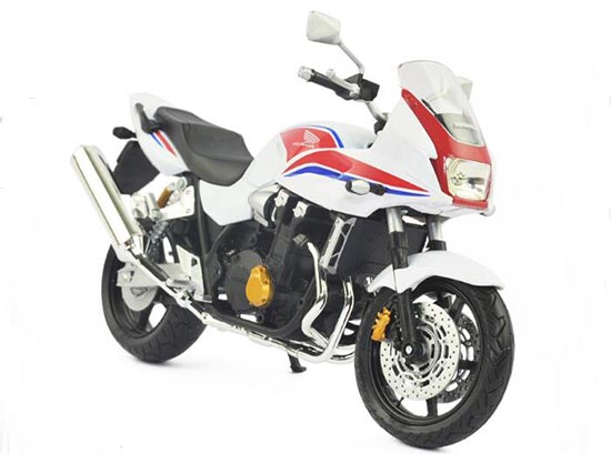 1:12 Scale Black / White / Red HONDA CB1300 SB Motorcycle