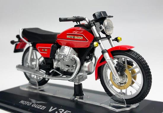 1:24 Moto Guzzi Falcone Motorcycle Model Diecast Sport Bike Collection Gift Red 