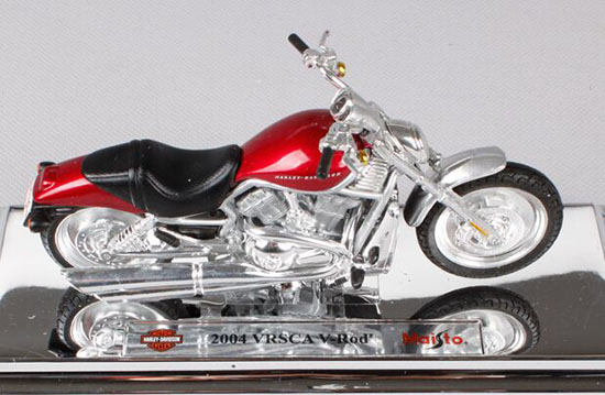 1:18 Maisto Red Diecast Harley Davidson 2004 VRSCA V-Rod