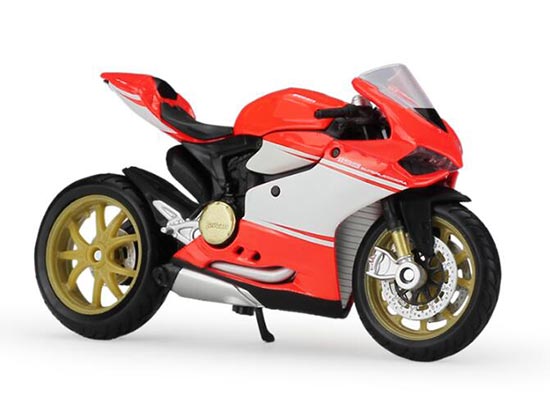 Red 1:18 Scale MaiSto Diecast Ducati 1199 Superleggera Model