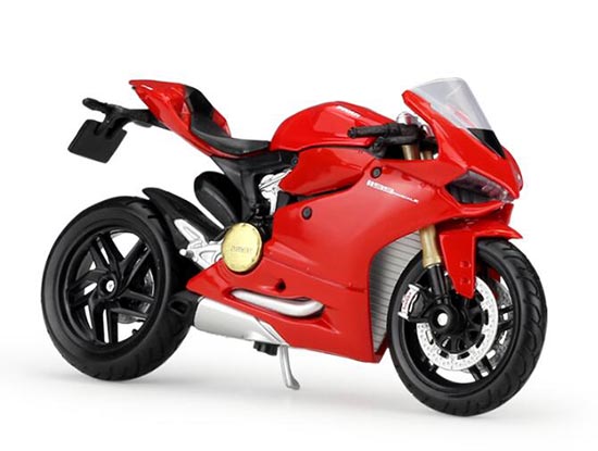 Red 1:18 Scale MaiSto Diecast Ducati 1199 Panigale Model
