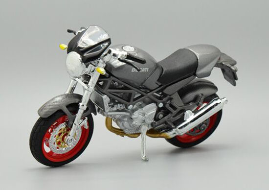 1:18 Scale Gray MaiSto Diecast Ducati Monster S4 Model