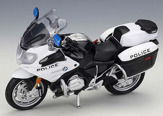 Maisto Motorbike 1:18  BMW R 1200 RT Polizia pale blue   UK Seller
