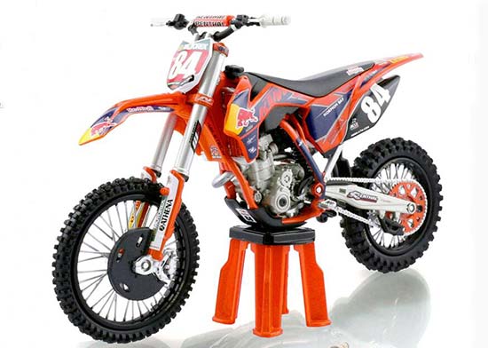 1:12 Scale NO.84 Diecast KTM 250 SX-F Motorcycle Model