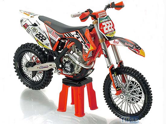 1:12 Scale NO.222 Diecast KTM 350 SX-F Motorcycle Model