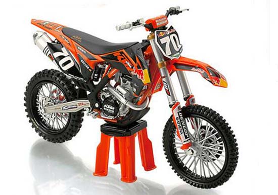 1:12 Scale NO.70 Diecast KTM 250 SX-F Motorcycle Model