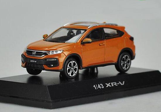 Orange 1:43 Scale Diecast Honda XR-V Model
