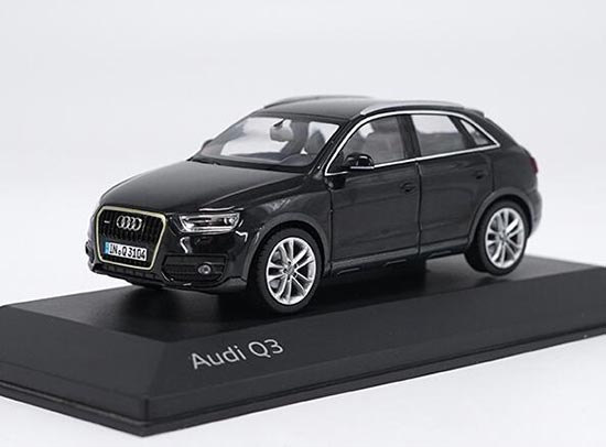 1:43 Scale Black Diecast Audi Q3 Model