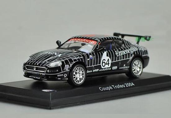 1:43 Scale Black Diecast Maserati Trofeo 2004 Model