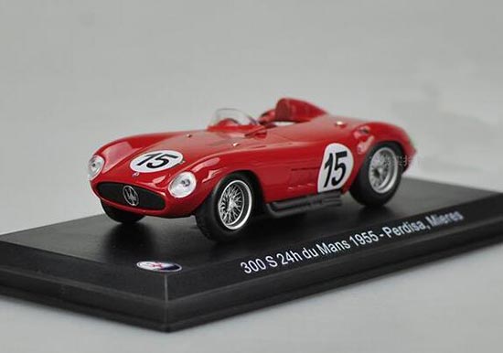 1:43 Scale Red Diecast Maserati 300S 1955 Model