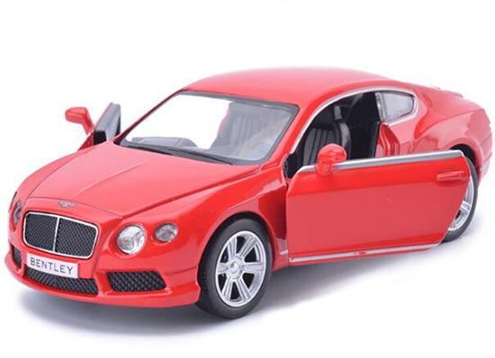 Red / Black / White Kids 1:36 Diecast Bentley Continental Toy