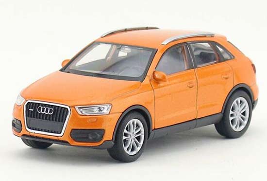Orange / Red / White Kids 1:36 Scale Welly Diecast Audi Q3 Toy