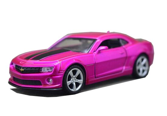Kids 1:43 Scale Pink / Golden Diecast Chevrolet Camaro Toy