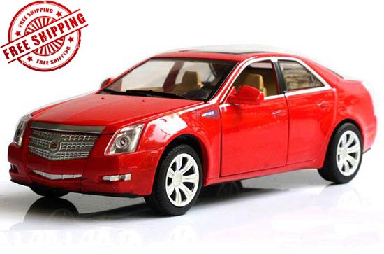 Black / Red / Silver / White Kids 1:32 Diecast Cadillac CTS Toy