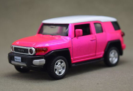 Kids 1:43 Scale Pink / Golden Diecast Toyota FJ Cruiser Toy