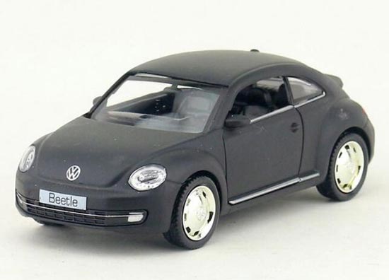 Kids 1:36 Scale Black Diecast VW Beetle Toy
