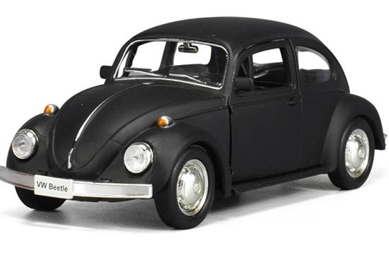 Black 1:36 Scale Kids Diecast 1967 VW Beetle Toy
