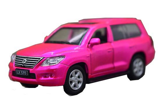 Pink / Blue Kids 1:43 Scale Diecast Lexus LX570 Toy