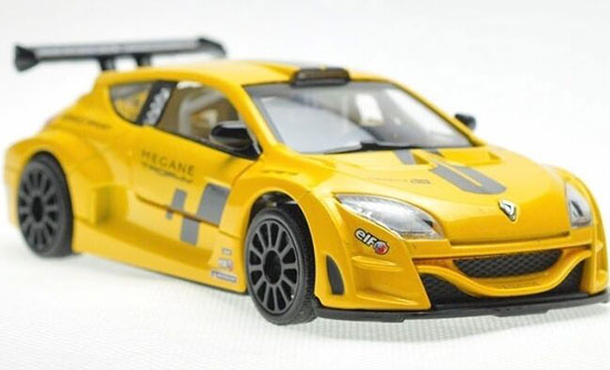 Kids Yellow 1:32 Diecast Renault Megane Toy