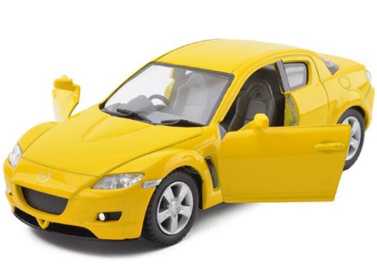 Black / Silver / Red / Yellow Kids 1:36 Diecast Mazda RX-8 Toy