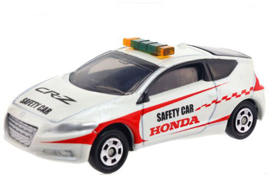 1:61 Mini Scale White Diecast Honda CR-Z Saftey Car Toy