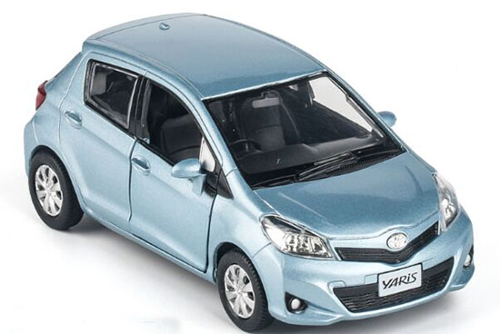 Silver / Blue / Red / Yellow Kids 1:36 Diecast Toyota Yaris Toy