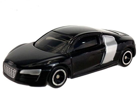 1:62 Scale Black NO.6 Tomy Tomica Kids Diecast Audi R8 Toy