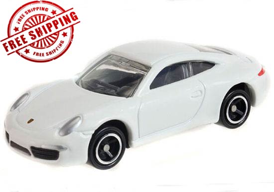 1:64 Scale White NO.117 Kids Diecast Porshe 911 Carrera Toy