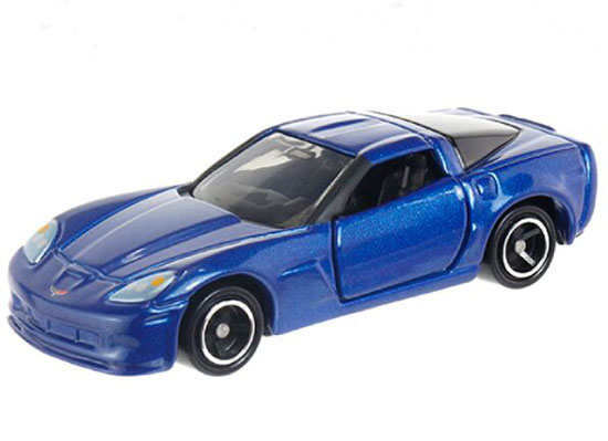 Blue 1:64 Scale NO.5 Kids Diecast Chevrolet Corvette Z06 Toy