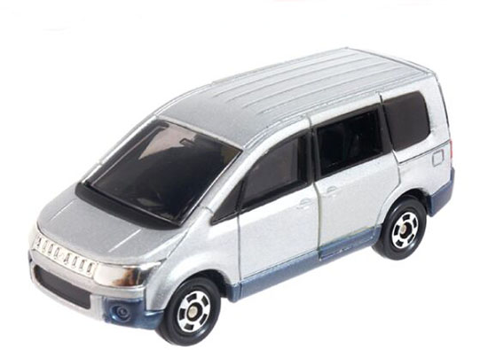 Silver NO.34 Kids 1:65 Scale Diecast Mitsubishi Delica Toy