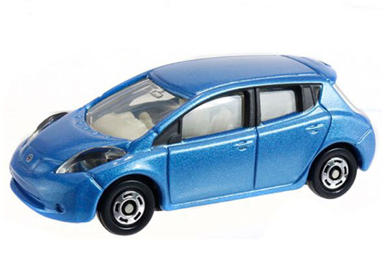 Blue 1:68 Scale Kids NO.120 Diecast Nissan Leaf Toy