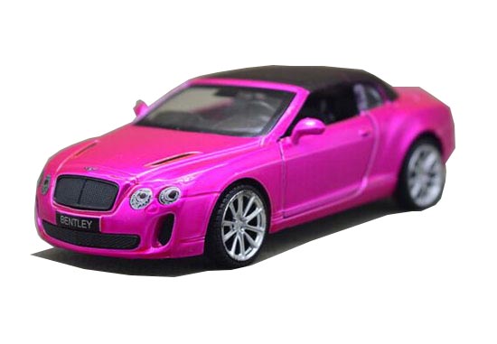1:43 Blue / Pink Diecast Bentley Continental ISR Toy