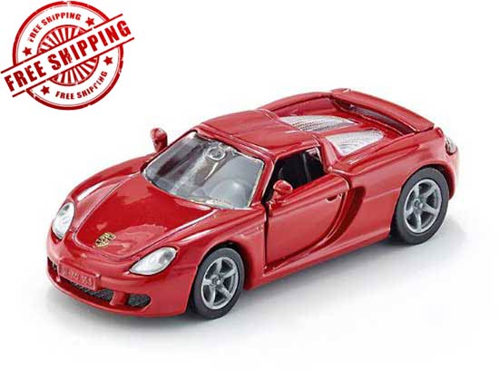 Red Kids Mini Scale SIKU 1001 Diecast Porsche Carrera GT Toy