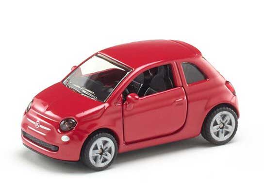 Red Mini Scale Kids SIKU 1453 Diecast Fiat 500 Toy