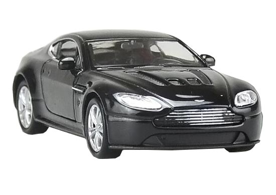 1:36 Black Welly Kids Diecast Aston Martin V12 Vantage Toy