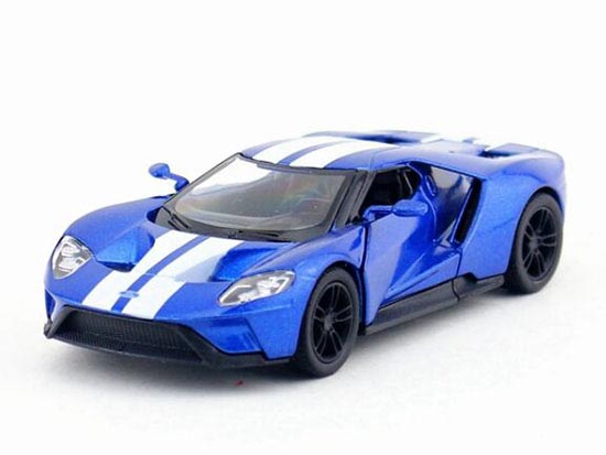 1:38 Scale Red / Gray / Blue / White 2017 Diecast Ford GT Toy