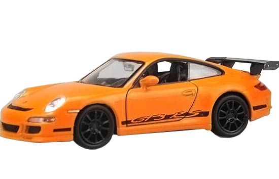 Welly Kids 1:36 Scale Orange Diecast Porsche 911 GT3 RS Toy