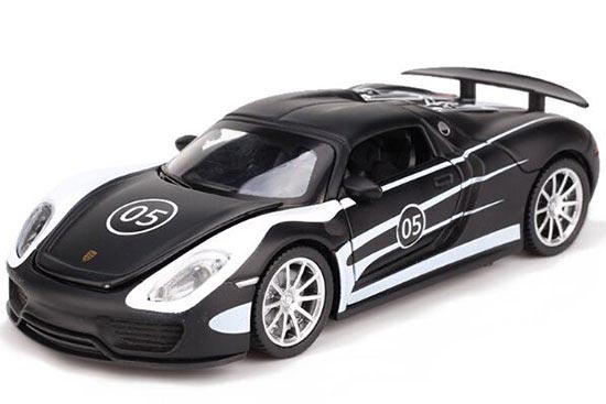 1:32 Scale Kids Black / White / Red Diecast Porsche Martini Toy
